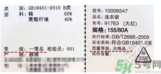 衣服一等品是什么意思？衣服一等品和合格品哪個好？