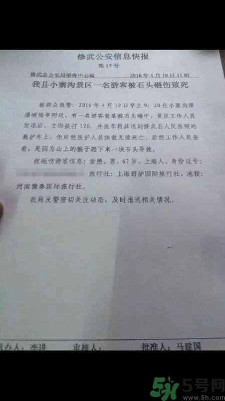 大白兔原東家翁懋 景區被猴蹬石頭砸中身亡怎么回事？