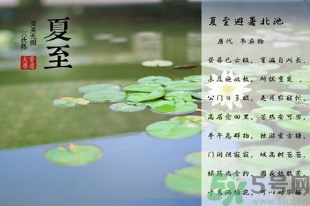 夏至有什么習俗？夏至吃什么傳統食物？