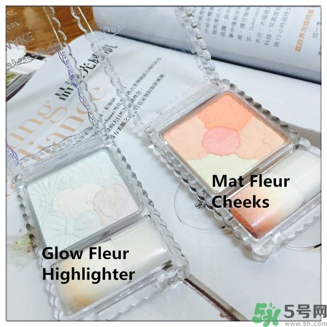 canmake花瓣腮紅色號(hào)對比圖？canmake五色花瓣腮紅試色