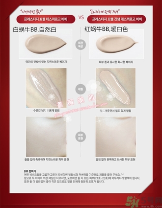 伊思紅參bb霜和蝸牛晶鉆bb霜區別 伊思紅參bb霜和金色bb霜對比