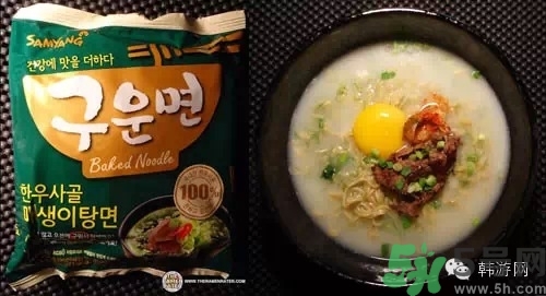 韓國拉面和中國方便面的區別