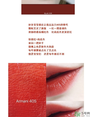 阿瑪尼南瓜色是幾號色？阿瑪尼南瓜色試色