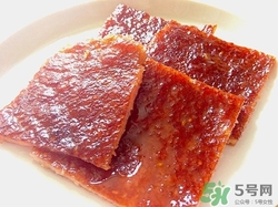 孕婦可以吃豬肉鋪嗎?豬肉脯的營養價值