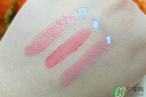 圣羅蘭ysl52和17哪個好看？ysl17和52試色比拼