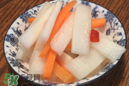 孕婦能吃腌蘿卜嗎？孕婦可以吃腌蘿卜嗎？
