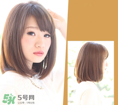 棕色頭發圖片女生_棕色中長發卷發發型圖片