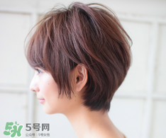 紅棕色波波頭發型_紅棕色波波頭短發發型圖片