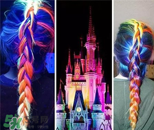 彩虹染發圖片大全_彩虹發型圖片