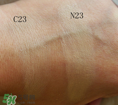 HERA赫拉氣墊bb霜c21和c23的區別_c21和n23的區別