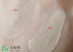 HERA赫拉氣墊bb霜c21和c23的區別_c21和n23的區別