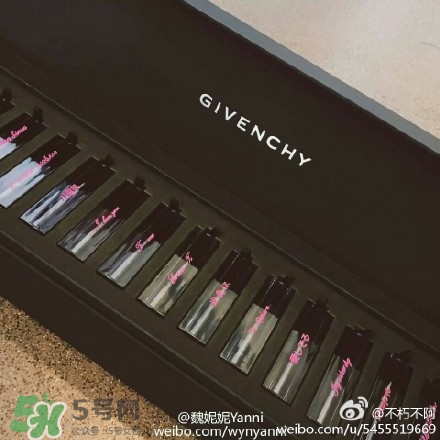 紀(jì)梵希我愛你口紅多少錢？紀(jì)梵希情人節(jié)我愛你刻字口紅價格