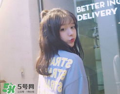 半扎丸子燙發圖片 丸子頭半扎發圖片