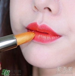 金色口紅是什么顏色？金色口紅試色