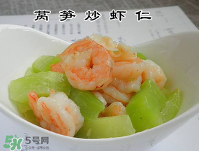 萵筍可以和蝦一起吃嗎？萵筍能和蝦仁一起吃嗎？