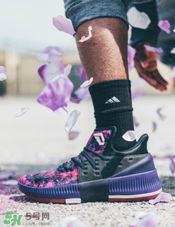 adidas dame3新配色多少錢？阿迪達斯利拉德三代花城玫瑰專柜價格