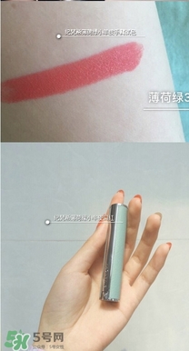紀梵希薄荷綠小羊皮和小牛皮區別_對比_試色圖
