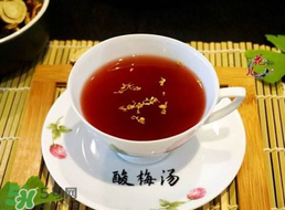 酸梅湯不能和什么一起吃？酸梅湯和什么食物相克？