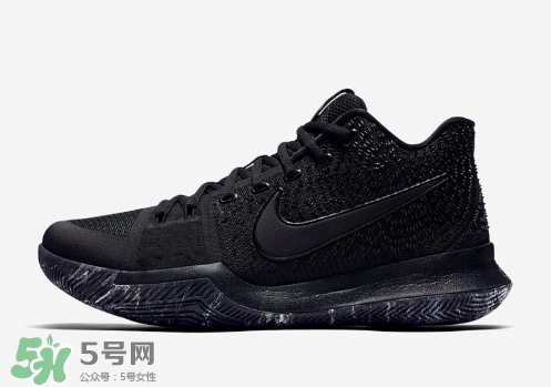 nike kyrie 3 triple black耐克歐文3代純黑配色什么時(shí)候發(fā)售？