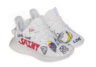 adidas yeezy 350 boost v2兒童定制版在哪買_怎么買？