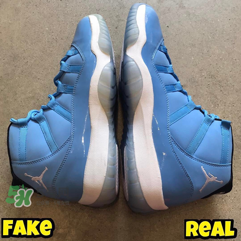 air jordan 11北卡藍真假怎么分辨？aj11北卡藍真假鑒定