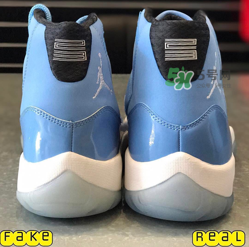 air jordan 11北卡藍真假怎么分辨？aj11北卡藍真假鑒定