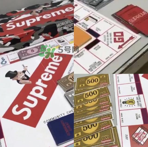 supreme版大富翁是什么樣的？大富翁和supreme聯(lián)名是真的嗎？