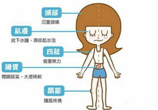 人體的濕氣是怎么來的 濕氣重表現在哪些方面