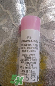夢妝花萃凈白調理水怎么樣？夢妝花萃凈白調理水能補水嗎？