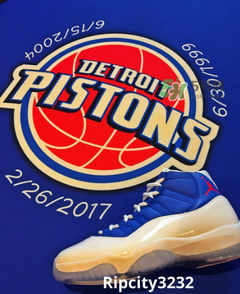 漢密爾頓同款air jordan 11活塞隊配色會發售嗎？