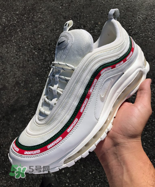 undefeated與nike air max 97聯名白色款什么時候發售_實物怎么樣？