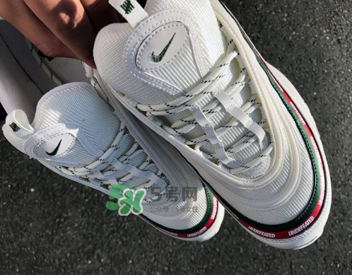 undefeated與nike air max 97聯名白色款什么時候發售_實物怎么樣？
