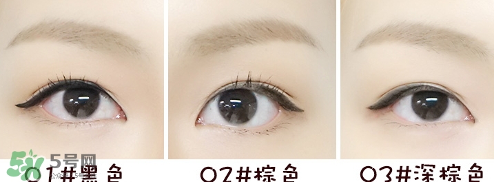 夢妝眼線膏怎么樣？夢妝眼線膏色號試色