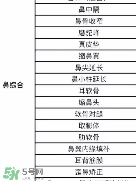 鼻綜合手術多少錢？鼻綜合整形價格