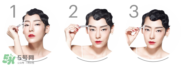 歐萊雅眉筆大師三頭塑形眉筆怎么畫(huà)_畫(huà)法