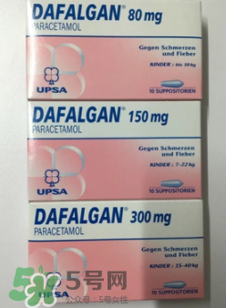 dafalgan退燒栓怎么用？dafalgan退燒栓使用說明