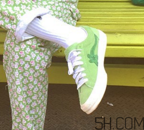 golf與converse聯名鞋款實物什么樣_上腳效果