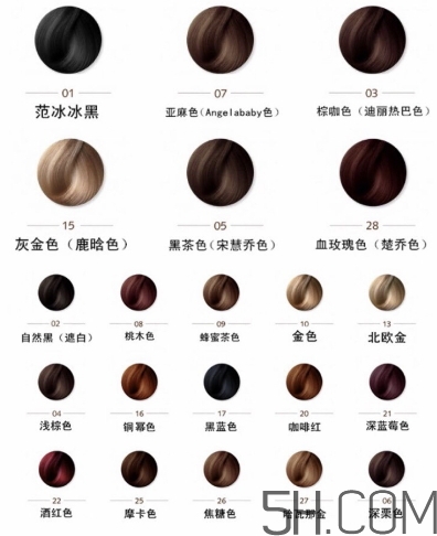 sanotint染發劑顏色 sanotint染發劑色卡