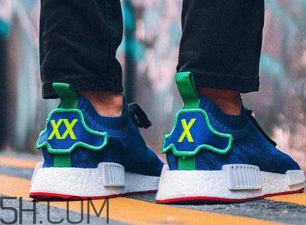 bleu de paname與adidas nmd r1聯名實物什么樣？