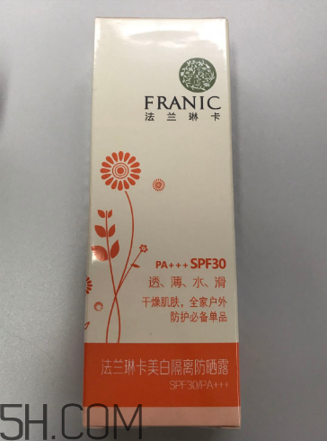 法蘭琳卡防曬霜好用嗎？法蘭琳卡防曬霜用法