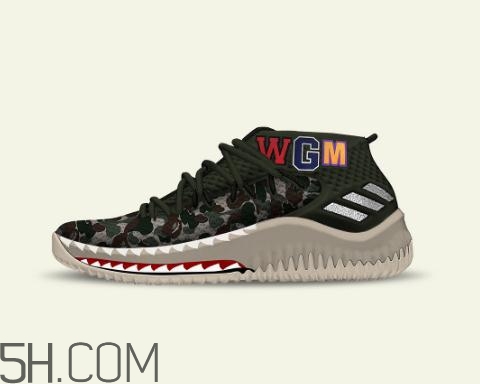 bape與adidas dame 4聯名發售時間_諜照曝光