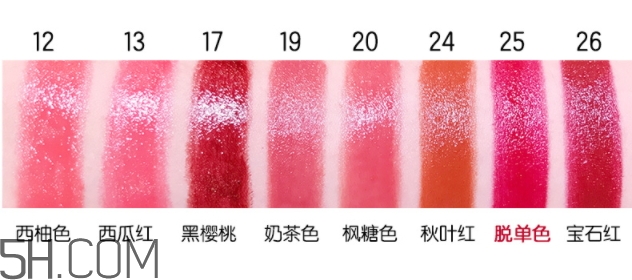 稚優泉粉紅之戀口紅色號 稚優泉粉紅之戀口紅試色