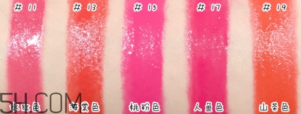 稚優泉細管口紅色號 稚優泉細管口紅試色