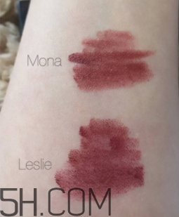 nars mona和leslie一樣嗎？nars mona和leslie試色對比