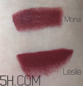 nars mona和leslie一樣嗎？nars mona和leslie試色對比