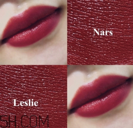 nars leslie張國榮色是什么顏色？nars leslie口紅試色