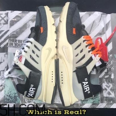 off white與nike air presto聯名真假對比圖