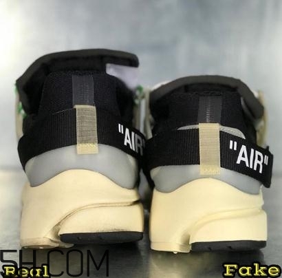 off white與nike air presto聯名真假對比圖