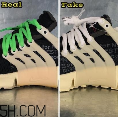 off white與nike air presto聯名真假對比圖