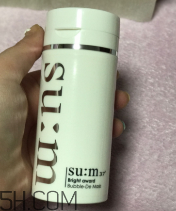 SUM37氣泡面膜能卸妝嗎？功能是什么？